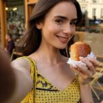 Lily Collins Instagram - Like father, like daughter. Happy Father’s Day dad! No one uses chopsticks or eats a burger quite like you. I can only hope to one day look as cool and chic. Thank you for all the years of laughs, lessons, and love. In life and in food. I love you so so so much…