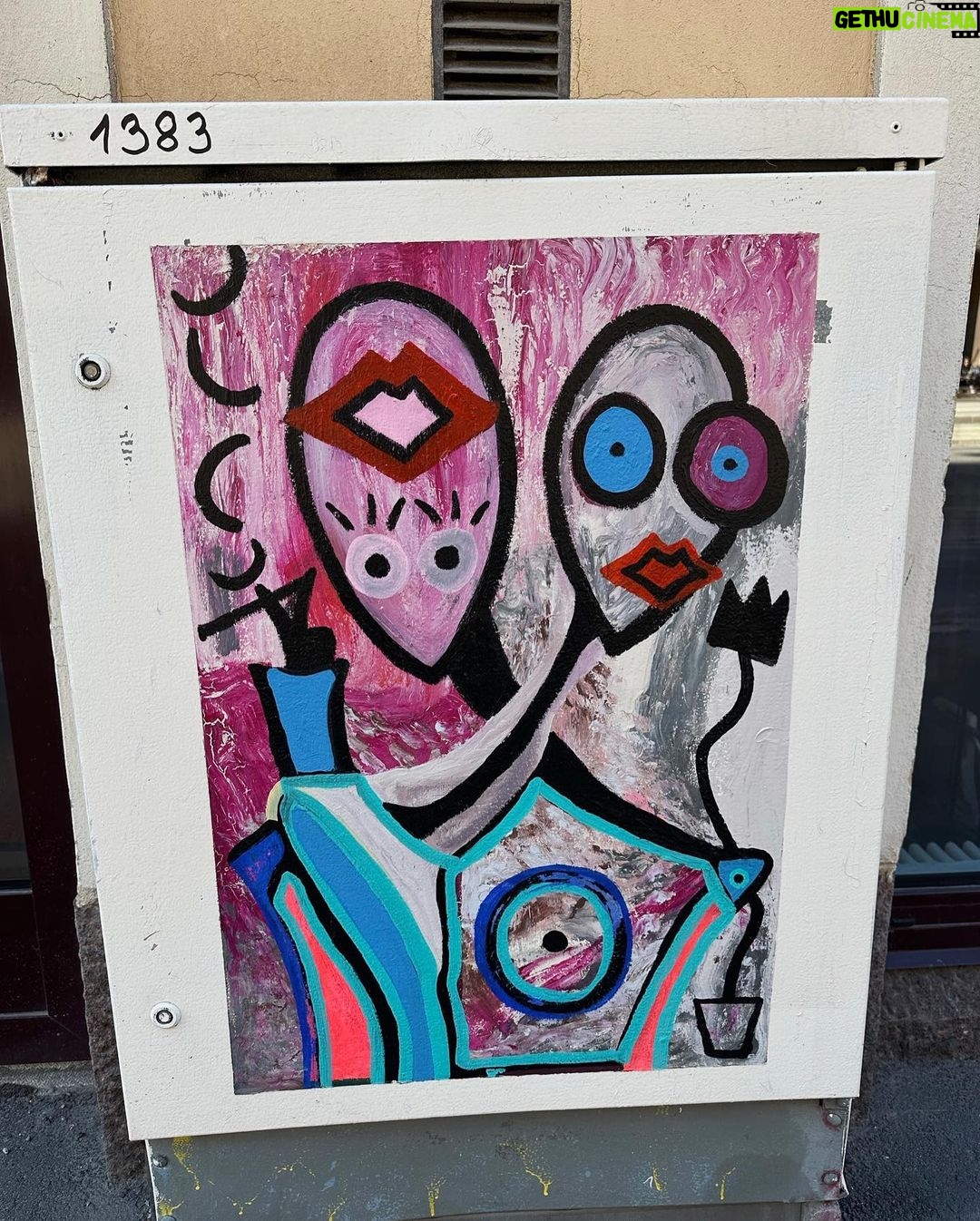 Lily Collins Instagram - Street art scrapbook — Helsinki edition…