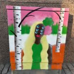 Lily Collins Instagram - Street art scrapbook — Helsinki edition…