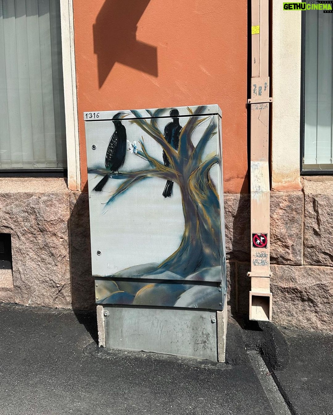 Lily Collins Instagram - Street art scrapbook — Helsinki edition…