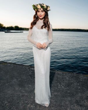 Lily Collins Instagram - Last night was a midsummer night’s dream. Thank you @maxmara for a beautiful Stockholm welcome!…