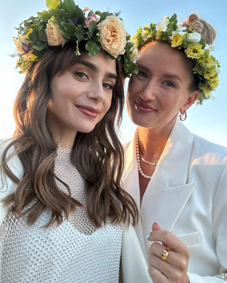 Lily Collins Instagram - Last night was a midsummer night’s dream. Thank you @maxmara for a beautiful Stockholm welcome!…