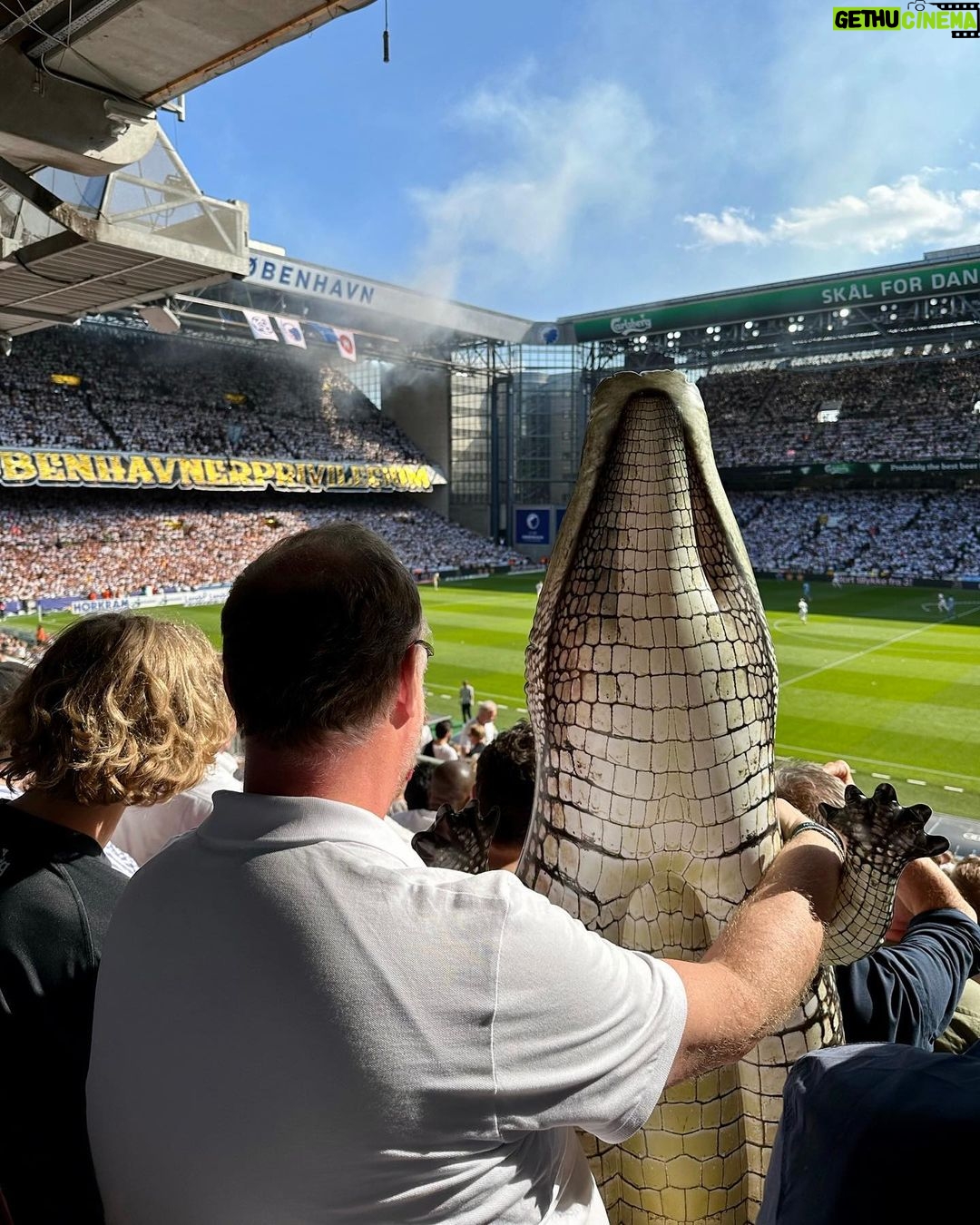 Lily Collins Instagram - Cheering on our home team F.C. København!… Parken - København