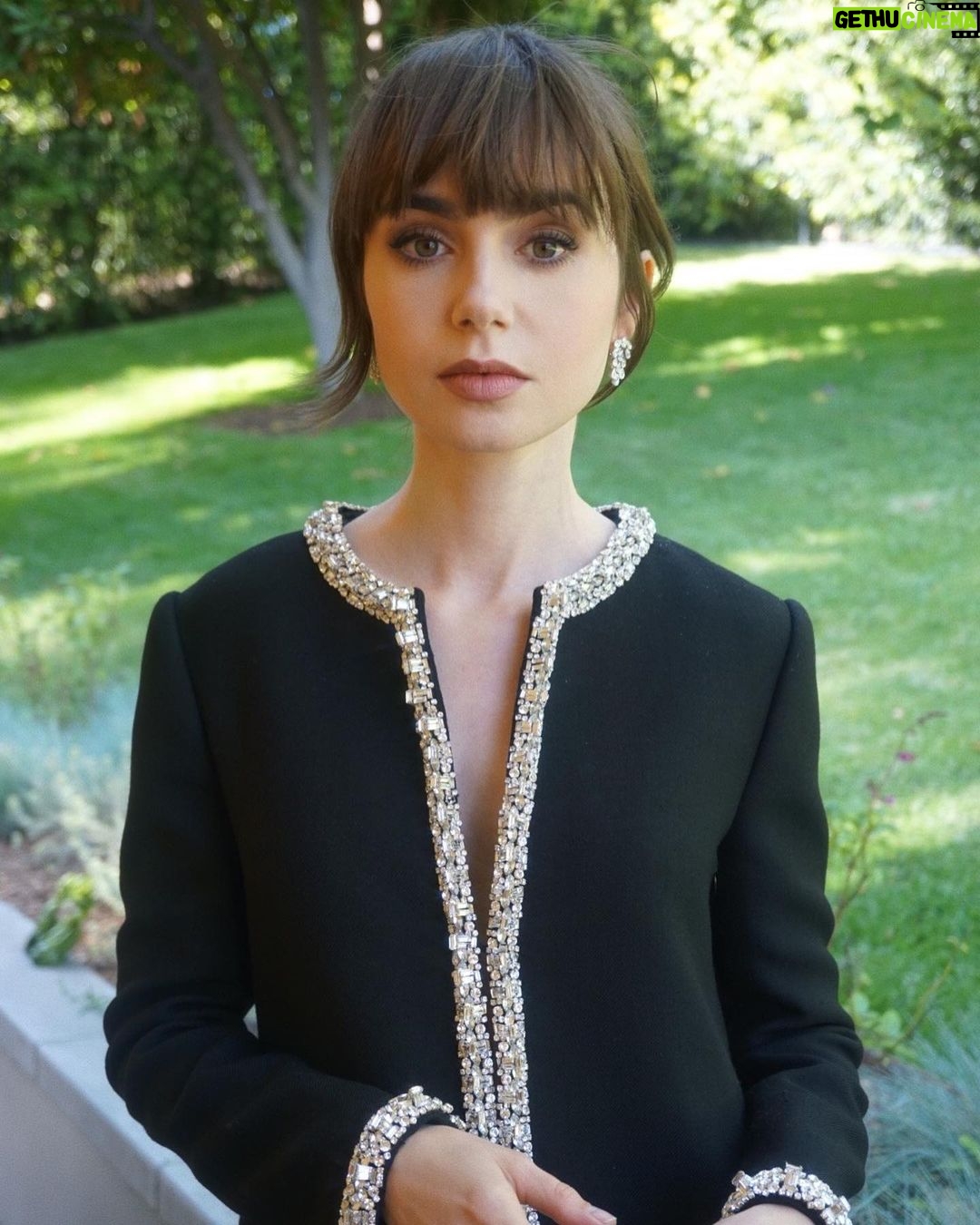 Lily Collins Instagram - Last night for the @Breakthrough Prize Foundation Awards. So honored to be part of celebrating and supporting some of the most incredible minds who have changed the world through science. True heroes. Our minds were blown and our hearts deepened. Thank you for all you do for our present and our future…