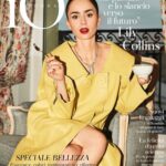 Lily Collins Instagram - Hotel party for one. March cover for @iodonna_it…