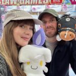 Lily Collins Instagram - Game night date night…