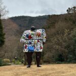 Lily Collins Instagram – Open air in Hakone… Hakone Open Air Museum