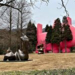 Lily Collins Instagram - Open air in Hakone… Hakone Open Air Museum