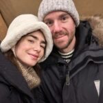 Lily Collins Instagram - Snow, saunas, and sleigh rides in a Swedish winter wonderland. A weekend of memories with friends that will last far beyond… Ice hotel, Jukkasjärvi, Sweden