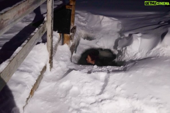 Lily Collins Instagram - The most intense Swedish winter wake-up call. I can’t believe I lived to tell the tale…