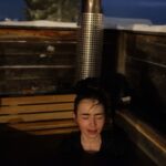 Lily Collins Instagram - The most intense Swedish winter wake-up call. I can’t believe I lived to tell the tale…
