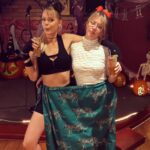 Lily Cowles Instagram - dragged tiffany out to Tiny’s for halloweeen!!! LOL she hates me so much but idc I am gonna go craaaaaazy 2nite! Hold on tite bitch I’m takin this car for a RIDE! #twinning Tiny's Restaurant and Lounge