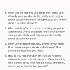Lily Gao Instagram - Taken from National Association of School Psychologists. “Understanding Race and Privilege.” #amplifymelanatedvoices