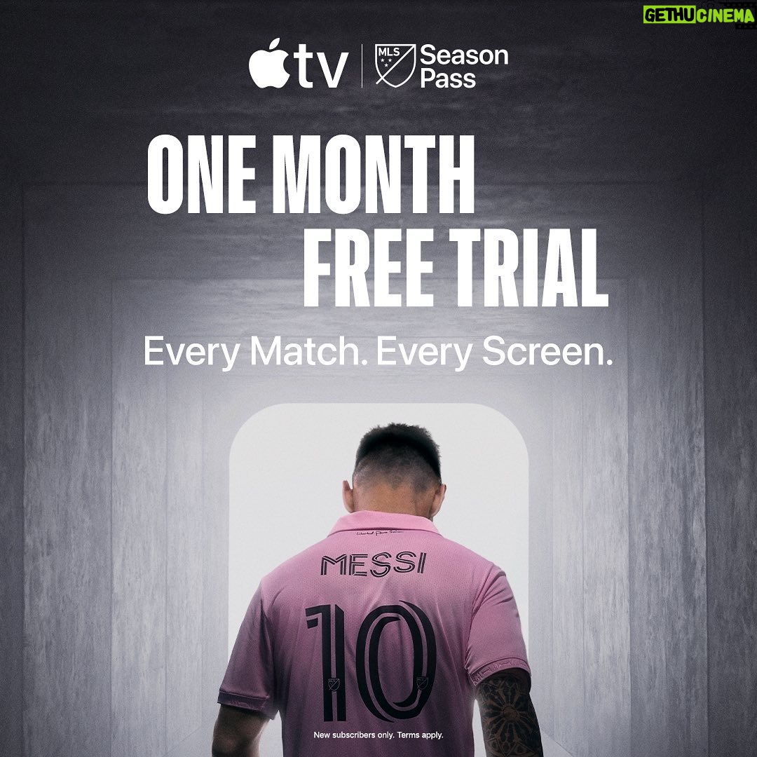 Lionel Messi Instagram - It’s @intermiamicf vs @torontofc on Wednesday, and the race for the playoffs is on. Check out every match with a One Month Free Trial of #MLSSeasonPass on @appletv. Use the link in my bio to sign up. El miércoles jugamos @intermiamicf vs @torontofc, continúa la carrera por los playoffs. Ahora podés mirar todos los partidos con un mes gratis para probar el #MLSSeasonPass en @appletv. En el link de mi bio está el enlace para suscribirse.