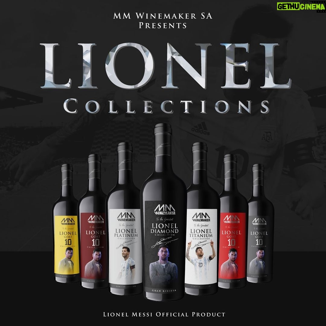 Lionel Messi Instagram - Thank you @mmwinemaker for the fabulous “Lionel” wine collections. Here's to raising a glass to celebrate all the good moments. Salud para todos! 🥂⚽ Available on www.mmwinemaker.com Gracias @mmwinemaker por la fantástica colección de vinos 'Lionel'. Brindemos por festejar todos los buenos momentos. Salud para todos! 🥂⚽️ Disponible en mmwinemaker.com. #LionelWines #WineLegacy #LionelMessiWine