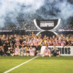 Lionel Messi Instagram - CAMPEONESSS!!! 🏆 Muy felices de conseguir el primer título de la historia de este club. El trabajo y compromiso de todos lo hizo posible. Ojalá esto solo sea el principio... Vamos @intermiamicf!!!! 💪💗🖤 Nashville, Tennessee