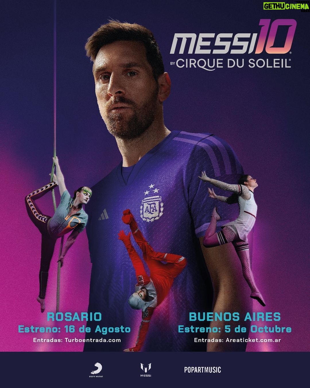 Lionel Messi Instagram - 🎪@messicirque ya anda por Argentina y no sólo visitará Buenos Aires en octubre, sino que antes estará pasando por mi querida Rosario. ¡No se pierdan este show increíble!