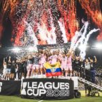 Lionel Messi Instagram - CAMPEONESSS!!! 🏆 Muy felices de conseguir el primer título de la historia de este club. El trabajo y compromiso de todos lo hizo posible. Ojalá esto solo sea el principio... Vamos @intermiamicf!!!! 💪💗🖤 Nashville, Tennessee