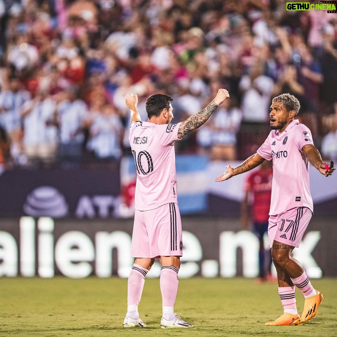 Lionel Messi Instagram - Peleamos hasta el último momento y al final conseguimos otro triunfo!! Un pasito más… 😃🙌🏼 Gracias a toda la gente de Dallas por el cariño. Toyota Stadium