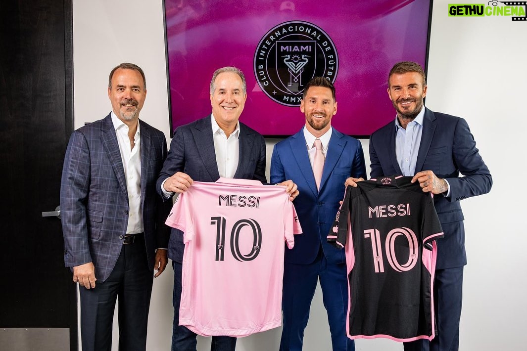 Lionel Messi Instagram - ✍️ @intermiamicf Miami, Florida
