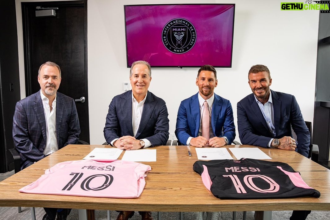 Lionel Messi Instagram - ✍️ @intermiamicf Miami, Florida