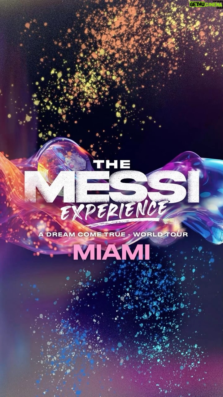 Lionel Messi Instagram - Les presento @themessiexperience world tour! 😉 Por primera vez van a poder hacer un viaje interactivo por mi carrera y revivir momentos inolvidables para mÃ, gracias a las últimas tecnologÃas. Va a ser espectacular!! Los tickets ya están disponibles en el link de mi bio y en themessiexperience.com Primera parada en Miami!!! 🌴🦩#TheMessiExperience Let me introduce you to @themessiexperience world tour! 😉 For the first time ever, you’ll be able to enjoy an interactive journey through my career and relive some of my most unforgettable moments, thanks to the latest technology. It’ll be amazing! Tickets are now on sale via the link in my bio and at themessiexperience.com First stop: Miami!!! 🌴🦩