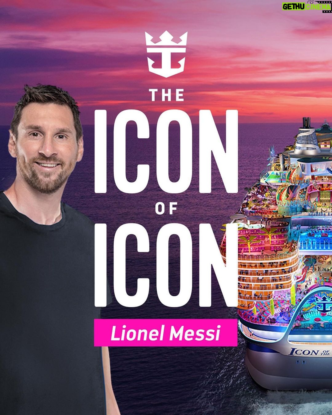 Lionel Messi Instagram - Mi familia lo es todo para mí, y Miami se ha convertido en nuestro hogar. Y ahora, estoy encantado de haber sido nombrado el “Icon” de #IconoftheSeas por @royalcaribbean y poder darle la bienvenida a Miami, a las mejores vacaciones familiares de todos los tiempos. My family is everything to me, and Miami is our home. And now, I’m excited to welcome the greatest family vacation of all time to Miami as @RoyalCaribbean’s “Icon” of #IconoftheSeas.