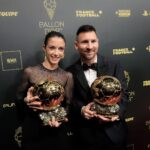 Lionel Messi Instagram - Solo tengo palabras de agradecimiento para toda la gente de todo el mundo que tanto me apoyó durante mi carrera y a quienes quiero dedicar de manera especial este premio, junto con mi familia que siempre estuvo a mi lado. Este es un Balón de Oro que también quiero compartir con mis compañeros de @afaseleccion, cuerpo técnico, los empleados… Porque sin el Mundial que logramos juntos hubiera sido imposible ganarlo. Felicitaciones a todos los premiados y muchas gracias! Théâtre Châtelet