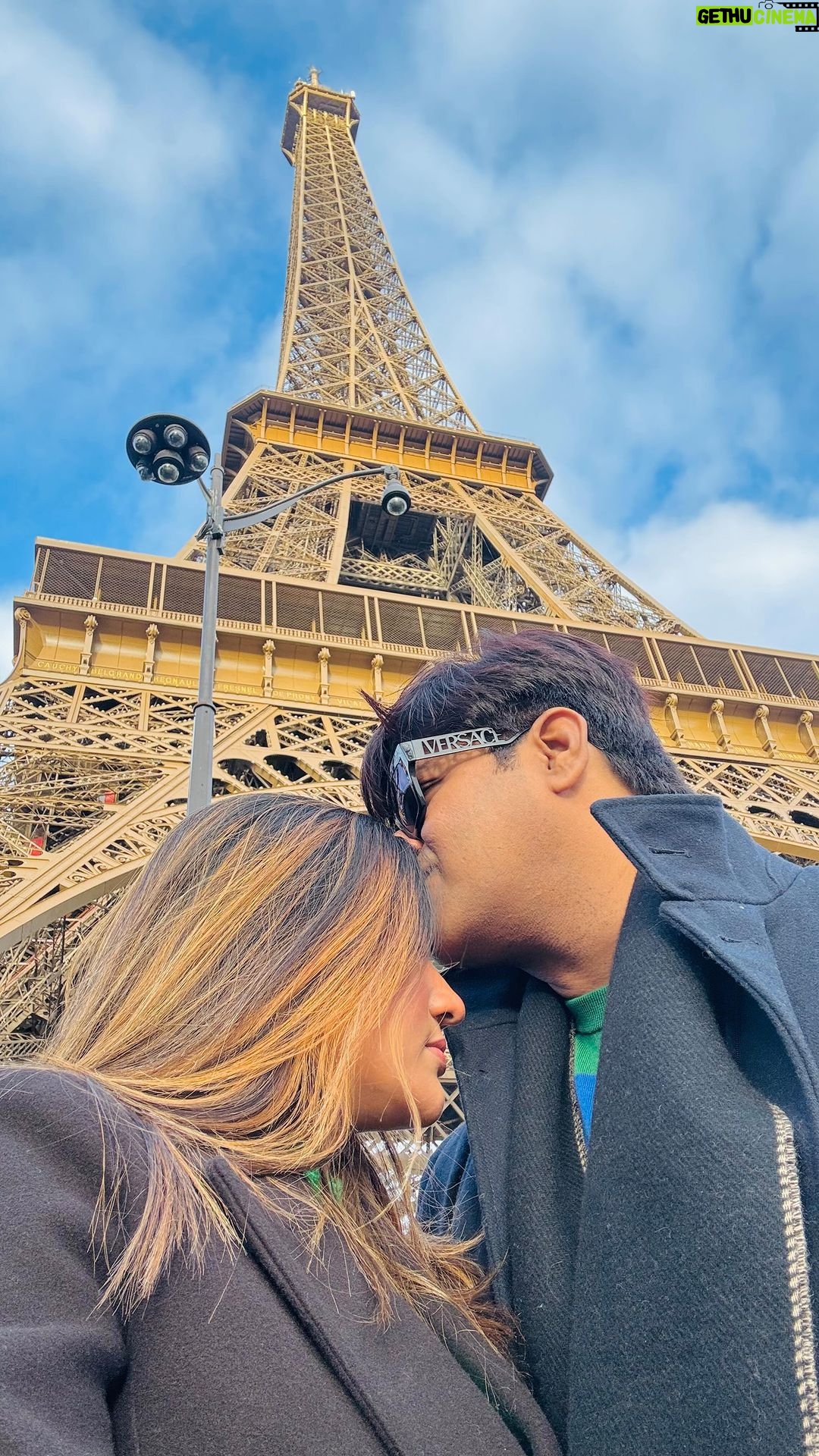 Lipsa Mishra Instagram - Paris is the city of light, of love, of beauty,of romance and of hope over fear, gratitude over cynicism and light over darkness. #couplegoals #travel #paris #eurotrip #lipsamishra #lipsamishraactor Paris Effiel Tower