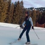 Lisa Haydon Instagram - Natural high🤍⛄️⛷️. ”For ever since the world was created, people have seen the earth and sky. Through everything God made, they can clearly see his invisible qualities—his eternal power and divine nature.“ ‭‭Romans‬ ‭1‬:‭20‬