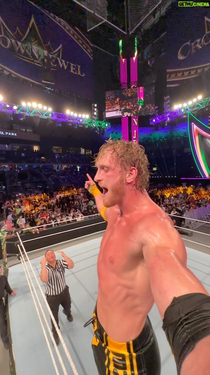 Logan Paul Instagram - THROUGH THE TABLE @WWE