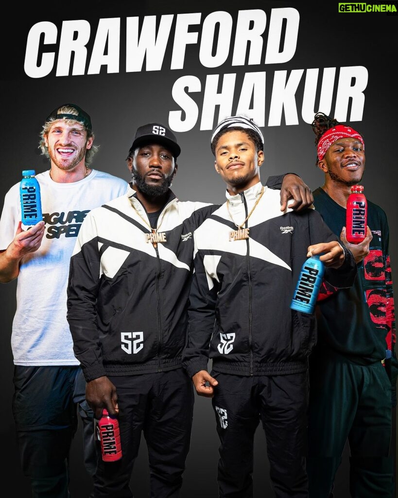 Logan Paul Instagram - PRIME is proud to partner with boxing’s greatest @tbudcrawford (40-0) and @shakurstevenson (20-0) as we continue to elevate the best in the world! #CertifiedDAWGS