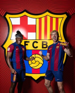 Logan Paul Instagram - Out with the old, in with the new. Goodbye Gatorade, Prime is now the new hydration sponsor of FC Barcelona 🙌🏿