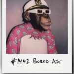 Logan Paul Instagram - We dressed up a real Ape like my Bored Ape 🦍 #14 42 Bored Ape @99Originals SOLD for 46.5 Eth — $104.5k USD Perks: - Holder receives NFT & physical 1/1 Polaroid - Originals DAO Treasury air dropped Bored Ape #1442 immediately upon sale of this Original - 1/99 Membership & Voting Right in Originals DAO “The real Bored Ape: an unamused chimpanzee wears a DMT sweater, Captain's Hat, and 3D glasses.” originals.com (bid here, link in bio)