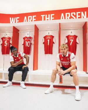 Logan Paul Instagram - Prime just became the official Sports drink of @Arsenal