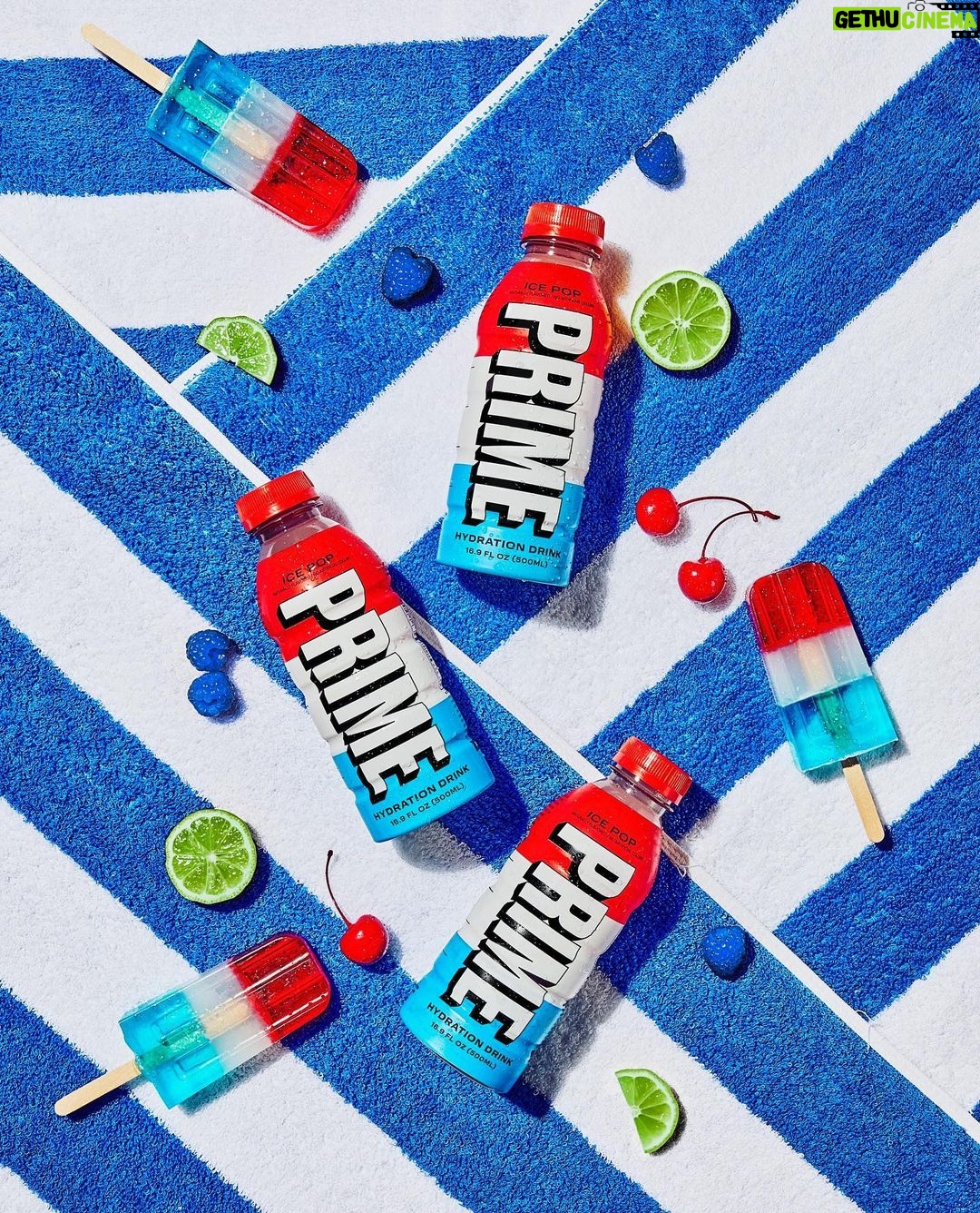 Logan Paul Instagram - INTRODUCING ICE POP @DrinkPrime 🤤 Our delicious new flavor just in time for the Summer. Maybe the best yet. We’re proud and humbled to announce that Prime is officially the fastest growing hydration drink in America. I spoke with @KSI the other day and we’re both speechless about Prime’s success. Not sure how we ended up here — just two kids with nothing more than a relentless work ethic and a dream, suddenly behind a global beverage company with so much room for growth… we’re seriously just getting started. Thank you for supporting us. Stay hydrated for the summer and grab @DrinkPrime in retailers near you - Target, Kroger, GNC, Vitamin Shoppe, Walmart, Sam’s Club F1 Miami Grand Prix