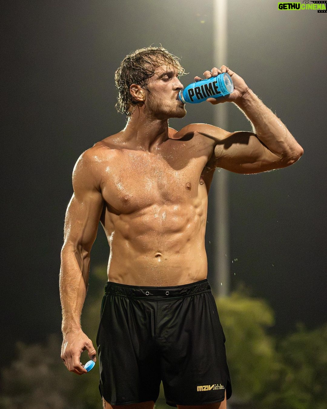Logan Paul Instagram - excited to start training camp @drinkprime