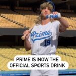 Logan Paul Instagram - Hitting dingers at Dodger’s stadium to celebrate our new partnership @drinkprime @dodgers @ksi Dodgers Stadium