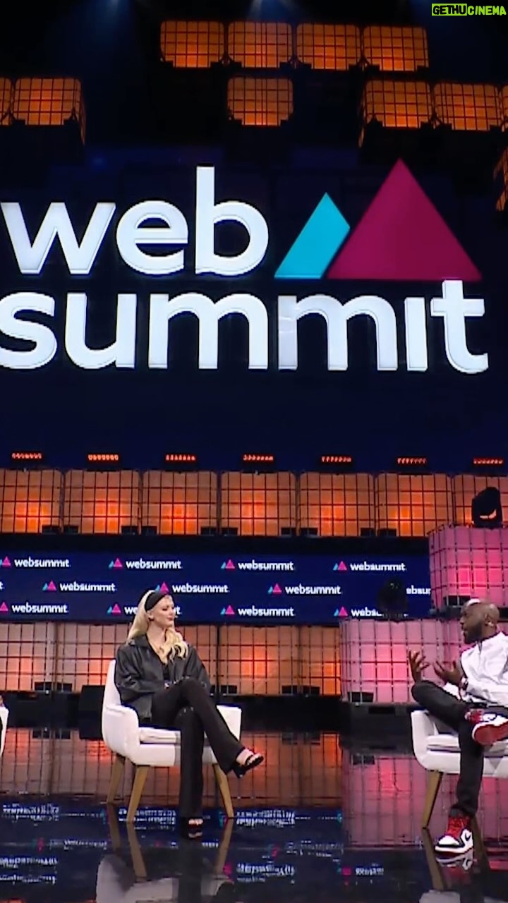 Loren Gray Instagram - thank you for such a wonderful conversation @larrymadowo @websummit Lisbon, Portugal