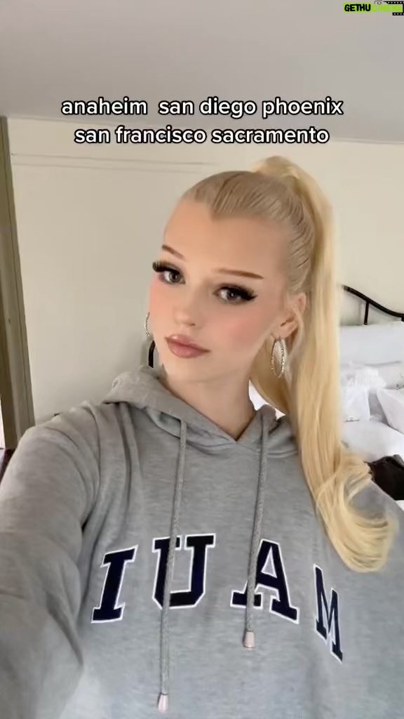 Loren Gray - 23.9K Likes - first leg of tour! im coming to u. so so excited 🫂 let me know where i should come next 💌