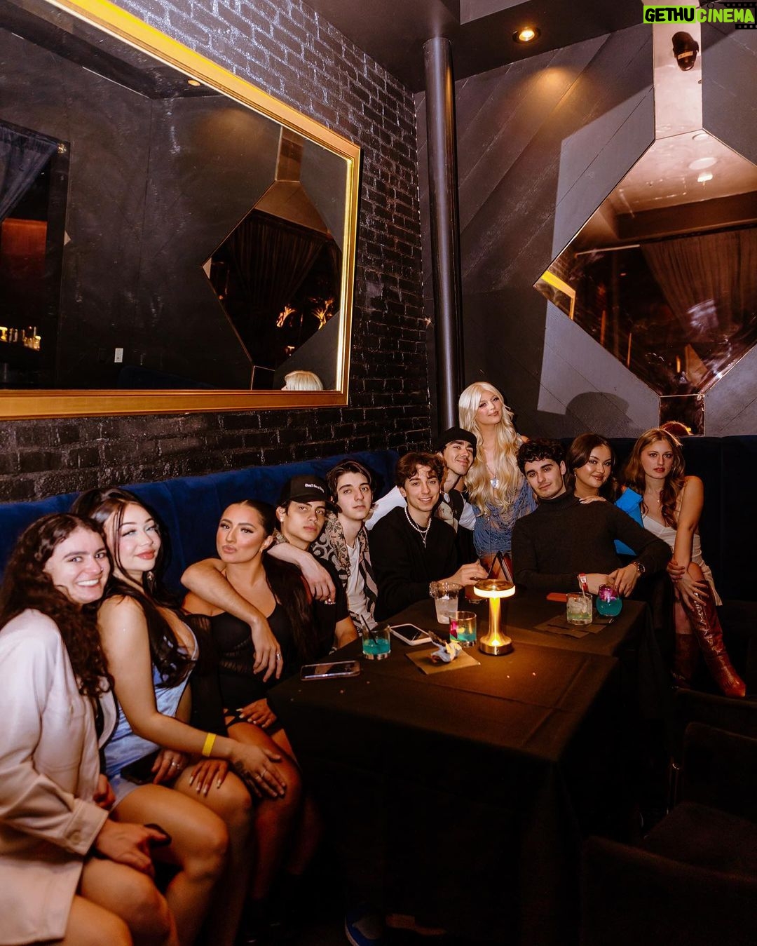 Loren Gray Instagram - speechless. i have so many people to thank for making my birthday/ the release of my album so special. @kaviarrestaurants thank you for having us & making the day so special. my beautiful friends, my team, MY FANS. i love u beyond words.