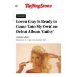 Loren Gray Instagram - i literally cant believe im saying this right now but holy shit i am so honored to say that @rollingstone just announced my debut album “guilty” 🧸 it’s a reflection of my journey coming into my own, and learning how to be my truest self through music and i am so excited to finally share with you the story ive been working on for the last few years. little loren would literally be screaming and crying rn and looking back at her now, i just know she would be proud. 💞