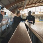 Lorie Pester Instagram – Tournage du jour… 🎥
A votre avis, pourquoi j’ai rejoint la championne @mae_meite sur la glace ce matin ? 
Réponse dans quelques mois ! 😉

Pure bonheur de retrouver cette sensation de liberté sur la glace. 
Rencontre avec Mae-Berenice, une fille géniale ! ⛸️