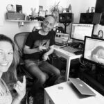 Lorie Pester Instagram – @loriepester était aujourd’hui en studio avec David Trescos pour le mix son et musique. 🎬 
#courtmetrage #film