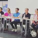 Lorie Pester Instagram – Hier, au @salonzenparis pour remette le prix littéraire. Avec le copain @fredericchau , mon super éditeur @jeromeoliveira_  un moment très sympa. 📖