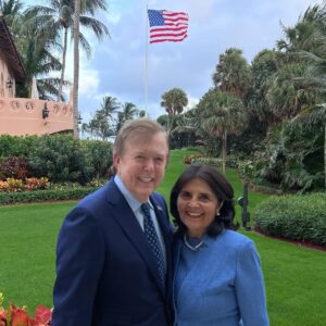 Lou Dobbs Instagram - It was great catching up with President Trump today at the beautiful Mar-A-Lago! #MAGA #Dobbs #AmericaFirst #TheGreatAmericaShow
