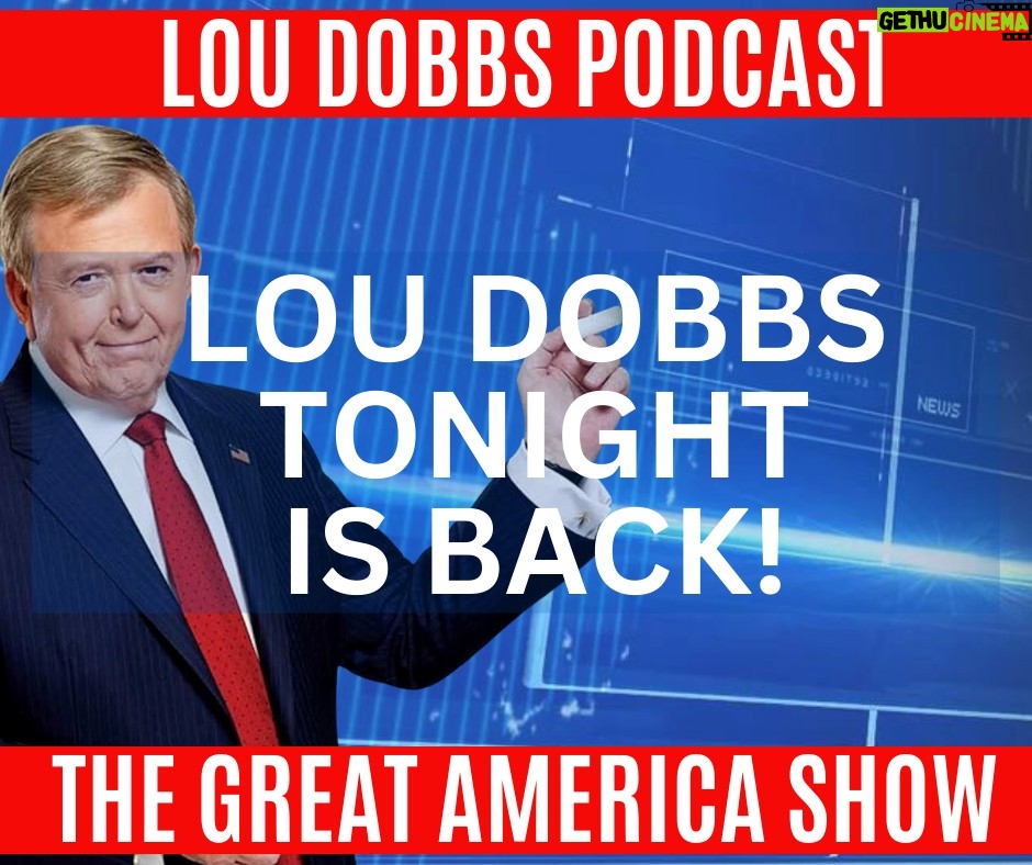 Lou Dobbs Instagram - When FOX, Newsmax and Salem Media went silent after J6, Mike Lindell set up his own platforms, Lindell TV and FrankSpeech. Lindell today announced a new show debuting Monday, 'Lou Dobbs Tonight' weeknights at 7 ET. Join us on #TheGreatAmericaShow today at bit.ly/3RdQhUc!