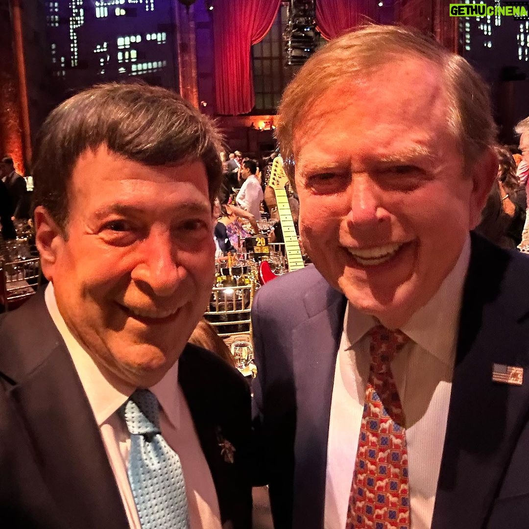 Lou Dobbs Instagram - Celebrating WABC’s 102nd Anniversary, Honoring Cousin Brucie for 7 decades pioneering Music Radio!
