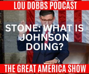Lou Dobbs Instagram - Roger Stone says Kevin McCarthy was always more interested in power than in principle. Once he got power he acted like a man who would never lose power. He says Speaker Mike Johnson has to lead differently now. Join us today on #TheGreatAmericaShow -- LINK IN BIO!