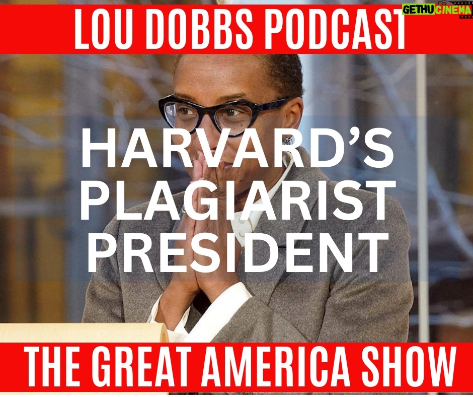 Lou Dobbs Instagram - Dr. Carol Swain was disappointed when she found out her work had been stolen by Harvard President Claudine Gay and she was sure Gay would lose her job with so much evidence of plagiarism. Gay was not disciplined. Join us today on #TheGreatAmericaShow -- LINK IN BIO!